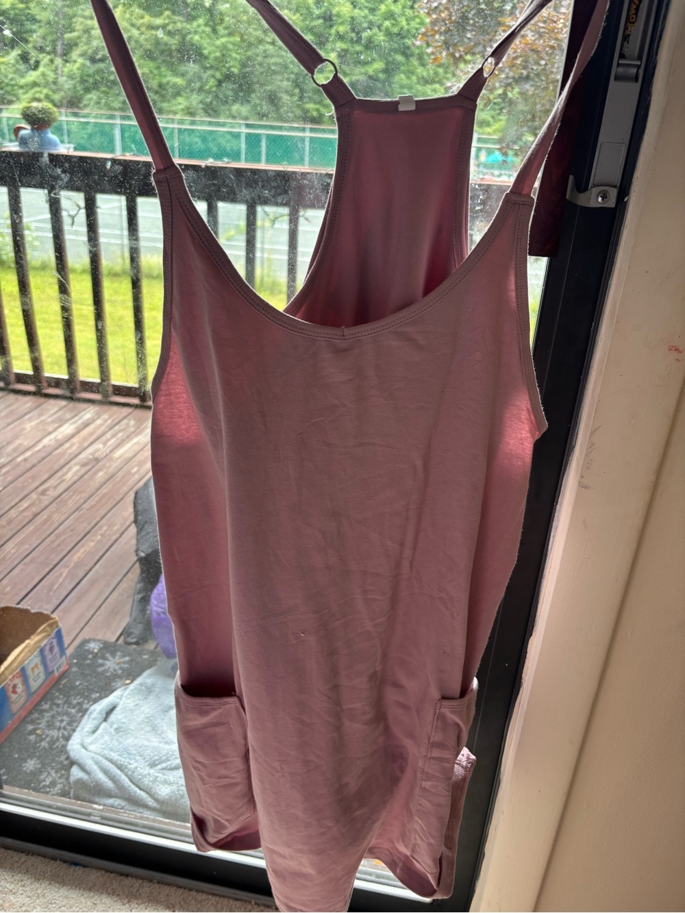 Women’s light purple Pocket Tank Dress
